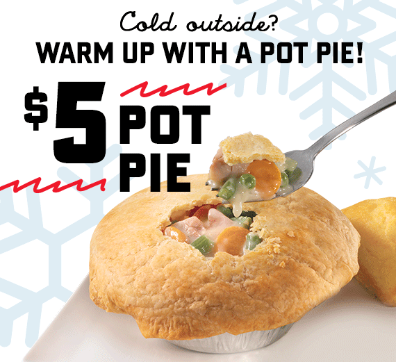 Happy Winter Solstice!! Warm Up Today With 5 Pot Pie!! Boston Market